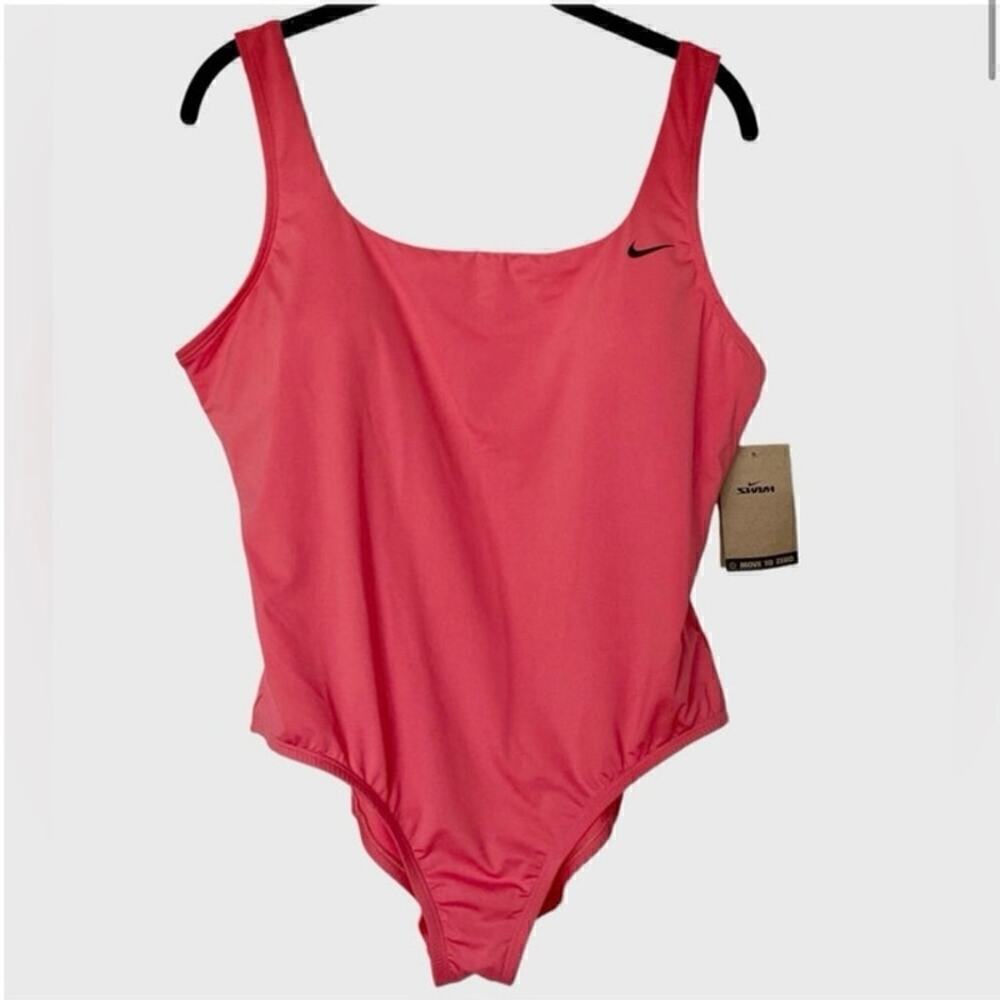 NEW NIKE‎ SEA CORAL ESSENTIAL U-BACK ONE PIECE SWIMSUIT sz xxl - Picture 6 of 7